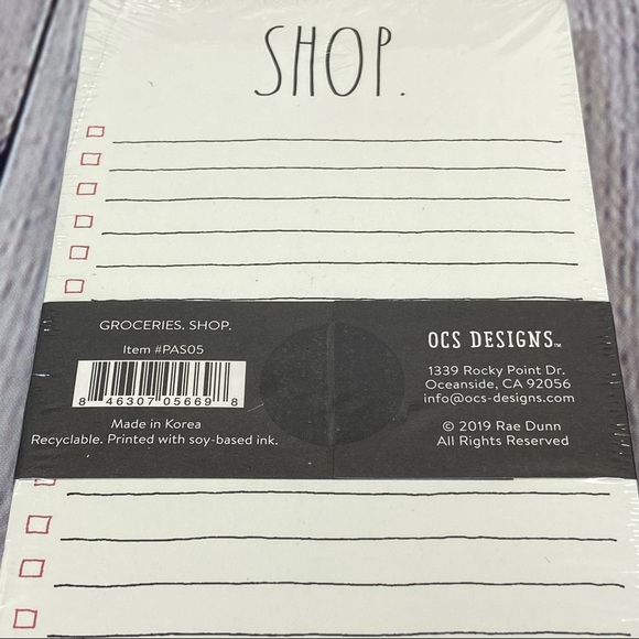 RAE DUNN- Notepads- Set of 4 - NEW IN PKG.💥FINAL PRICE DROP💥 - Picture 4 of 6